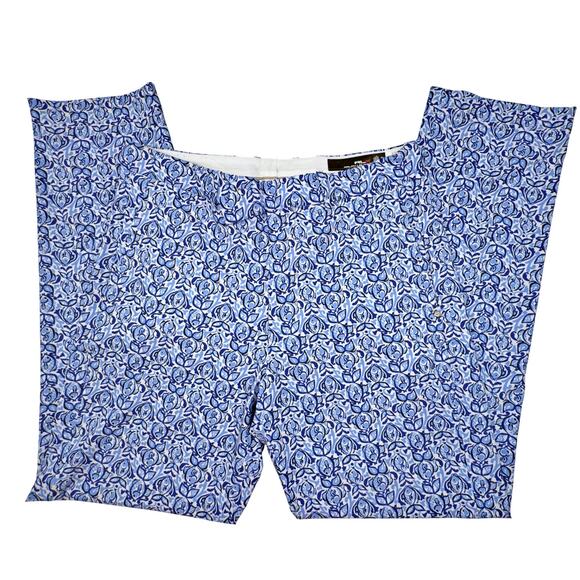 RLX Ralph Lauren Performance Water Repel Golf Tailored Pants Fish Print 33x32 - Picture 2 of 6